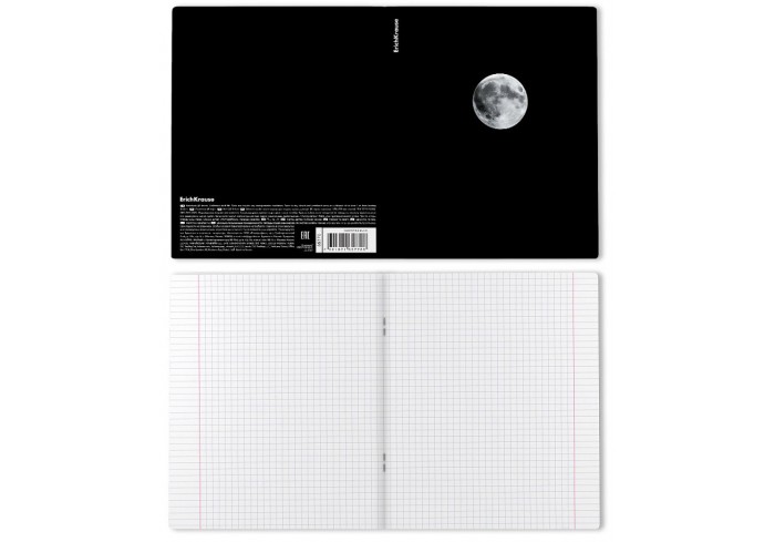 Тетрадь А5, 48л, ErichKrause Midnight, клетка