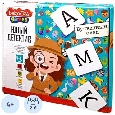 Настольная игра Юный детектив. Буквенный след -  (добавить 05243)