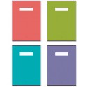Тетрадь В5, 60л на скобе ErichKrause Unicolor Bright, клетка, ассорти