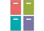 Тетрадь В5, 60л на скобе ErichKrause Unicolor Bright, клетка, ассорти