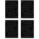 Тетрадь В5, 60л на скобе ErichKrause Keyboard, клетка, матовая ламинация+выборочный УФ-лак, ассорти