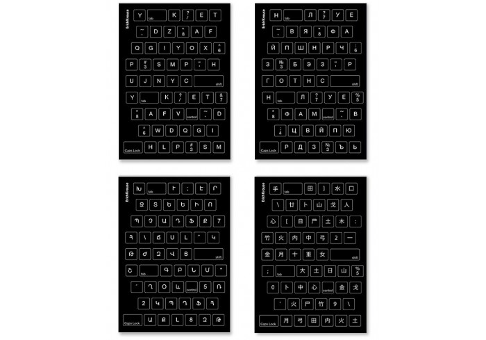 Тетрадь В5, 60л на скобе ErichKrause Keyboard, клетка, матовая ламинация+выборочный УФ-лак, ассорти
