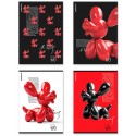 Тетрадь В5, 60л. на скобе ErichKrause Balloon Dog, клетка, матовая ламинация+выборочный УФ-лак, ассо