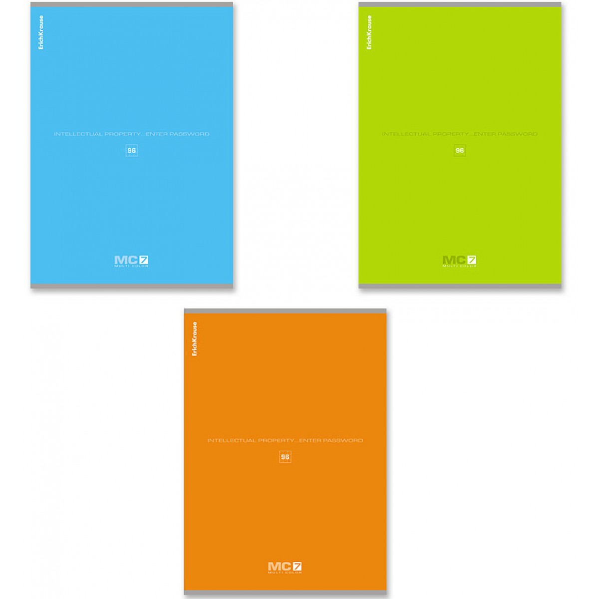 Тетрадь А4 96л ErichKrause MC-7,  клетка-MIX-PACK