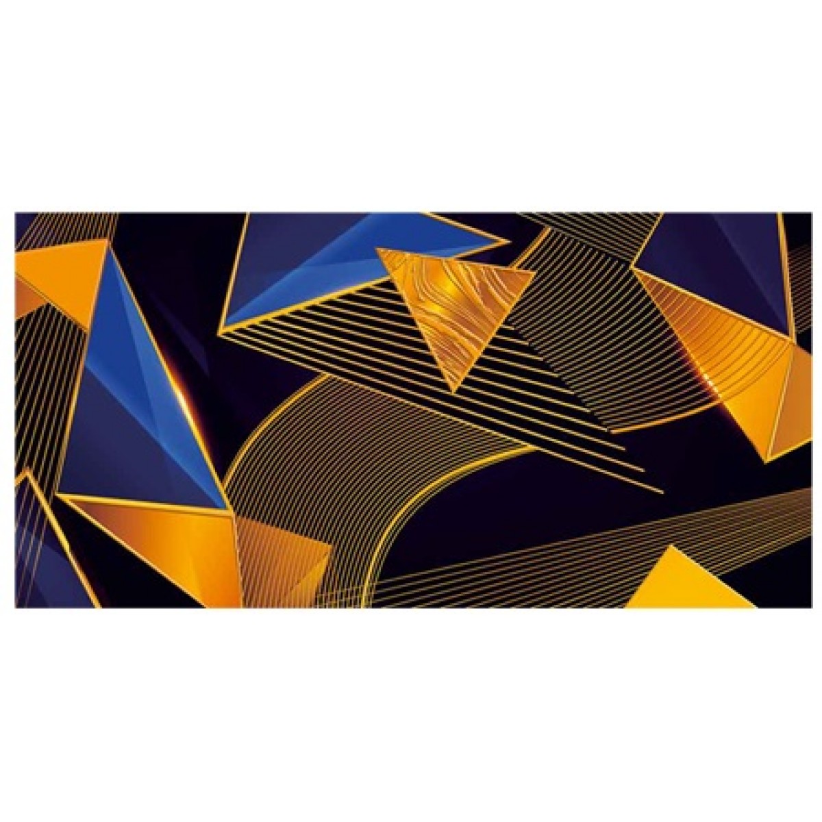 Конверт для денег Горчаков ГК БЕЗ НАДПИСИ (АБСТРАКЦИЯ, синий с золотом), 84*168мм,