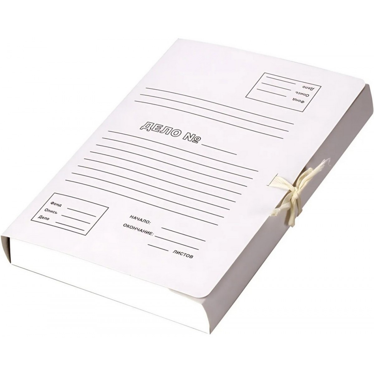 Папка с завязками Дело 300г/м2 расширение до 40мм 20шт/уп