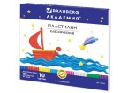 Пластилин 10 цветов классический BRAUBERG 