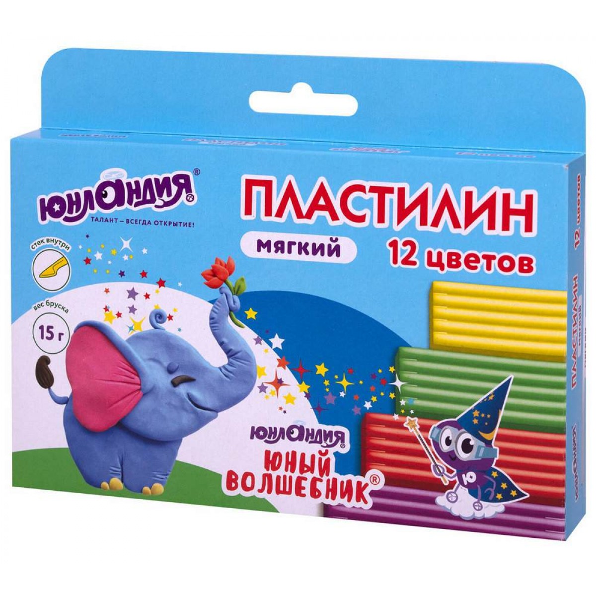 Пластилин мягкий ЮНЛАНДИЯ 