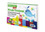 Пластилин классический BRAUBERG KIDS, 16 цветов, 320 г, со стеком,