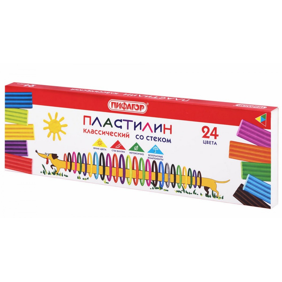 Пластилин классический ПИФАГОР 