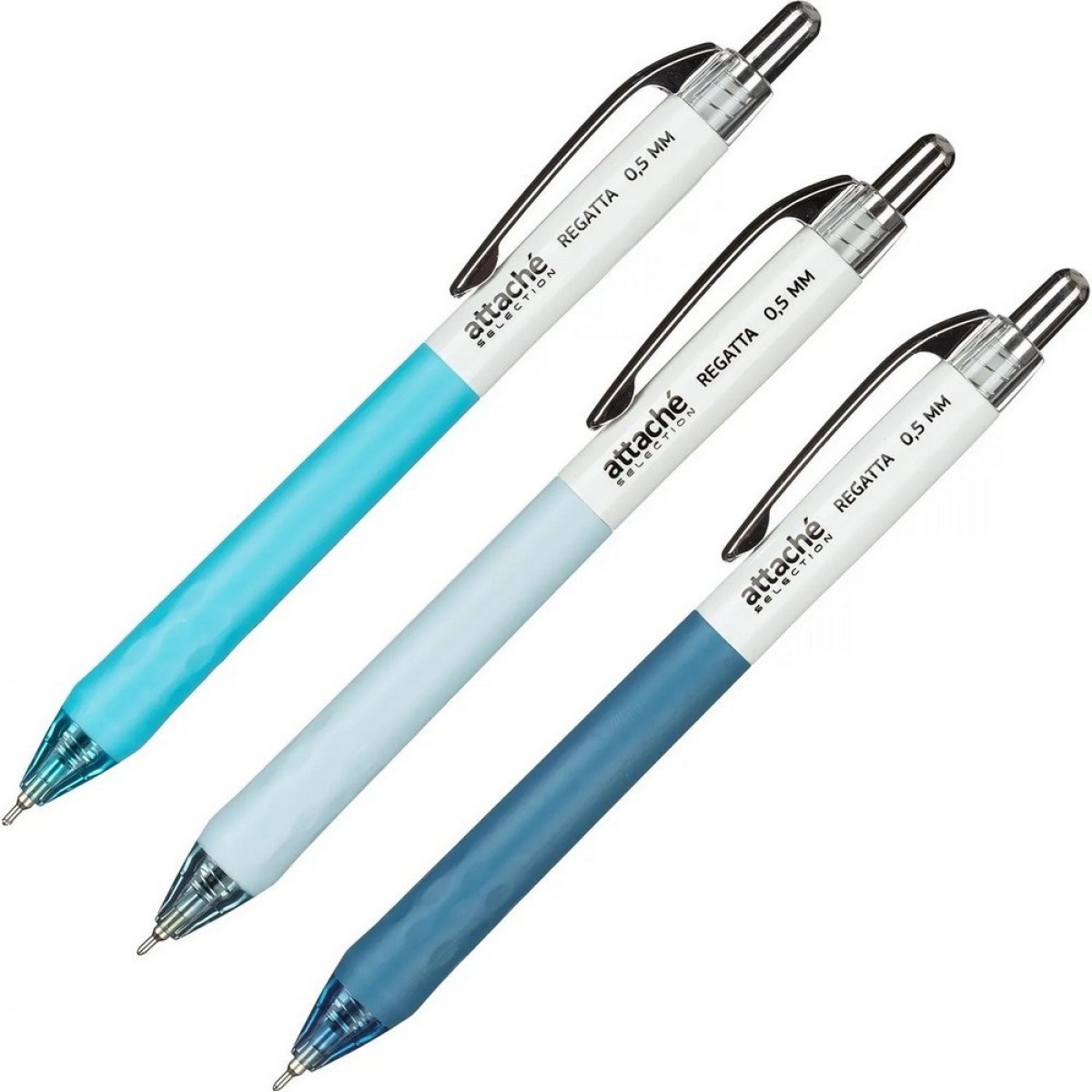 Ручка шариковая автомат. Attache Selection Regatta,син,масл,манж,асс