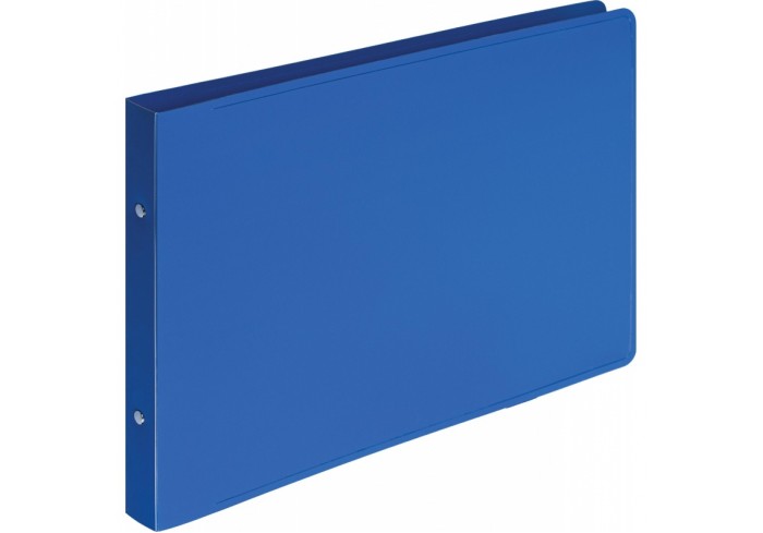 Папка на 2-х кольцах, диаметр кольца 20мм, корешок шириной 27 мм ГОРИЗОНТАЛЬНАЯ, А4, Attache 800мкм