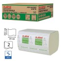 Полотенца бумажные 200 шт., LAIMA (H3) ADVANCED WHITE, 2-слойные, белые, 23х20,5, V-сложение,