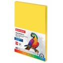 Бумага цветная BRAUBERG, А4, 80 г/м2, 100 л., интенсив, желтая, для офисной техники