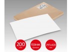 Бумага для акварели А3 297х420 мм, 200 г/м2, ГОЗНАК СПб, зерно, BRAUBERG ART CLASSIC, цена за 100шт