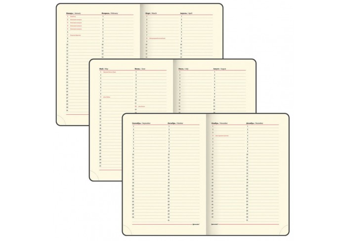 Ежедневник недатированный БОЛЬШОЙ ФОРМАТ 210х297 мм А4, BRAUBERG 