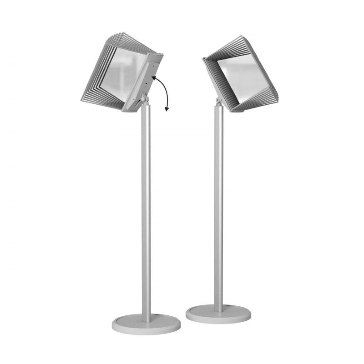 Демосистема Promega office напольная 10 панелей, серый