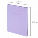 Блокнот МАЛЫЙ ФОРМАТ 110х147 мм, А6, 80 л., твердый, клетка, BRAUBERG 
