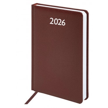 Ежедневник датированный 2026, А5, 138x213 мм, BRAUBERG 