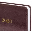 Ежедневник датированный 2026 А5 138х213 мм, BRAUBERG 