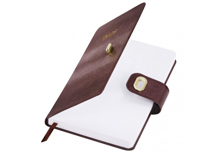 Ежедневник датированный 2026 А5 138х213 мм, BRAUBERG 