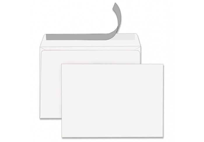 Конверты С4 (229х324 мм), отрывная лента, 100 г/м2,  STAFF