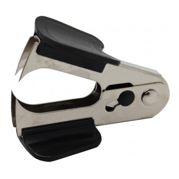 Антистеплер N10 24/6 26/6 черный с фиксатором коробка Silwerhof