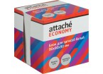 Блок для записей в подставке Attache Economy 9х9х9, белый,65 г, 92% белизны