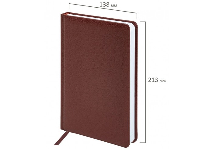 Ежедневник недатированный А5 138x213 мм BRAUBERG 
