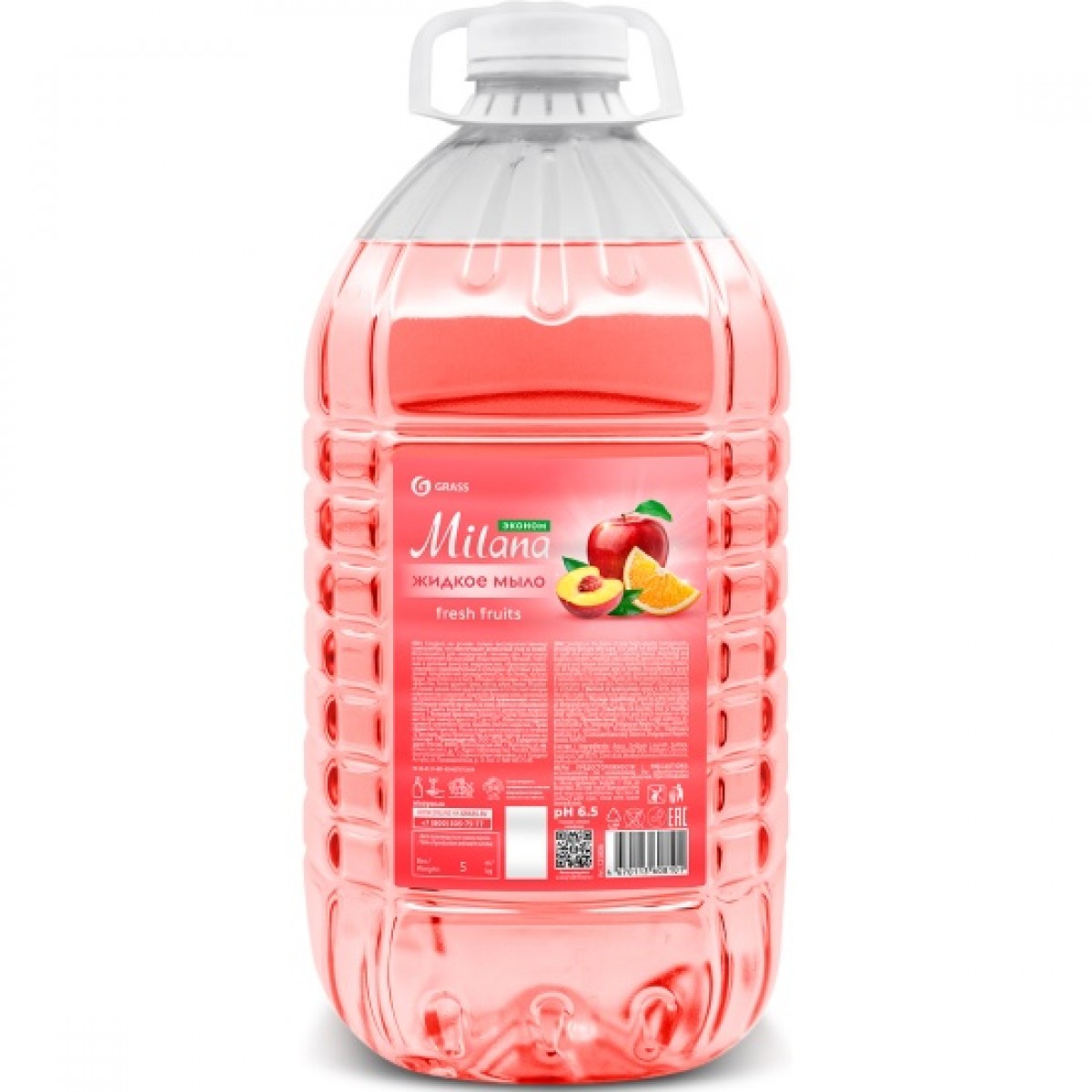 Мыло жидкое Milana эконом Fresh Fruits 5кг