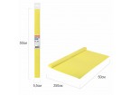 Бумага гофрированная/креповая, 32 г/м2, 50х250 см, желтая, в рулоне, BRAUBERG,