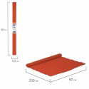 Бумага гофрированная (креповая), 32г/м, оранжевая, 50х250см, в рулоне, BRAUBERG,
