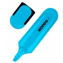 Маркер текстовыделитель Kores BRIGHT LINER PLUS, скош нак, 0.5-5 мм,синий,36103