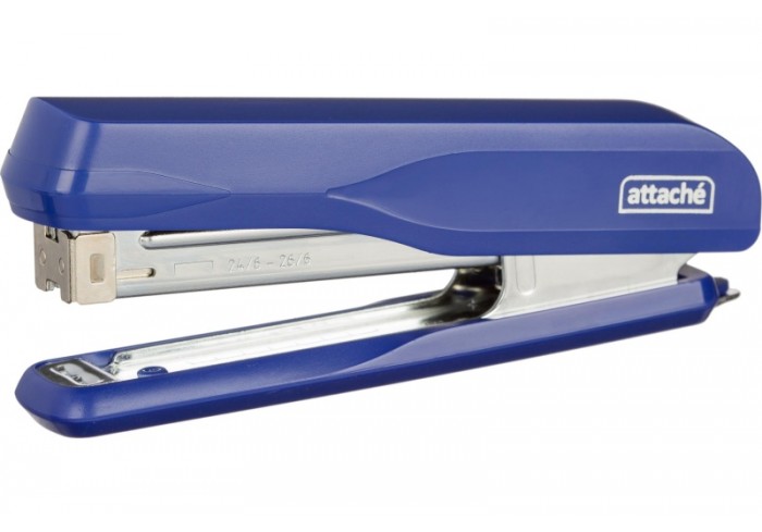 Степлер Attache MSBL2430 (№24/6-26/6) до 30 лист.,металл, синий Индия