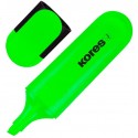 Маркер текстовыделитель Kores BRIGHT LINER PLUS, скош нак, 0.5-5 мм,зелен,,36105