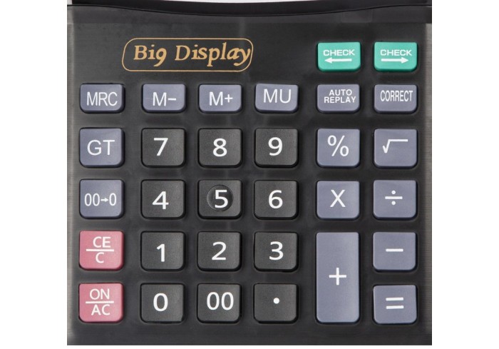 Калькулятор настольный ПОЛНОРАЗМЕРНЫЙ Attache ATC-444-12F 12разрядов, двойное питание,192x148мм