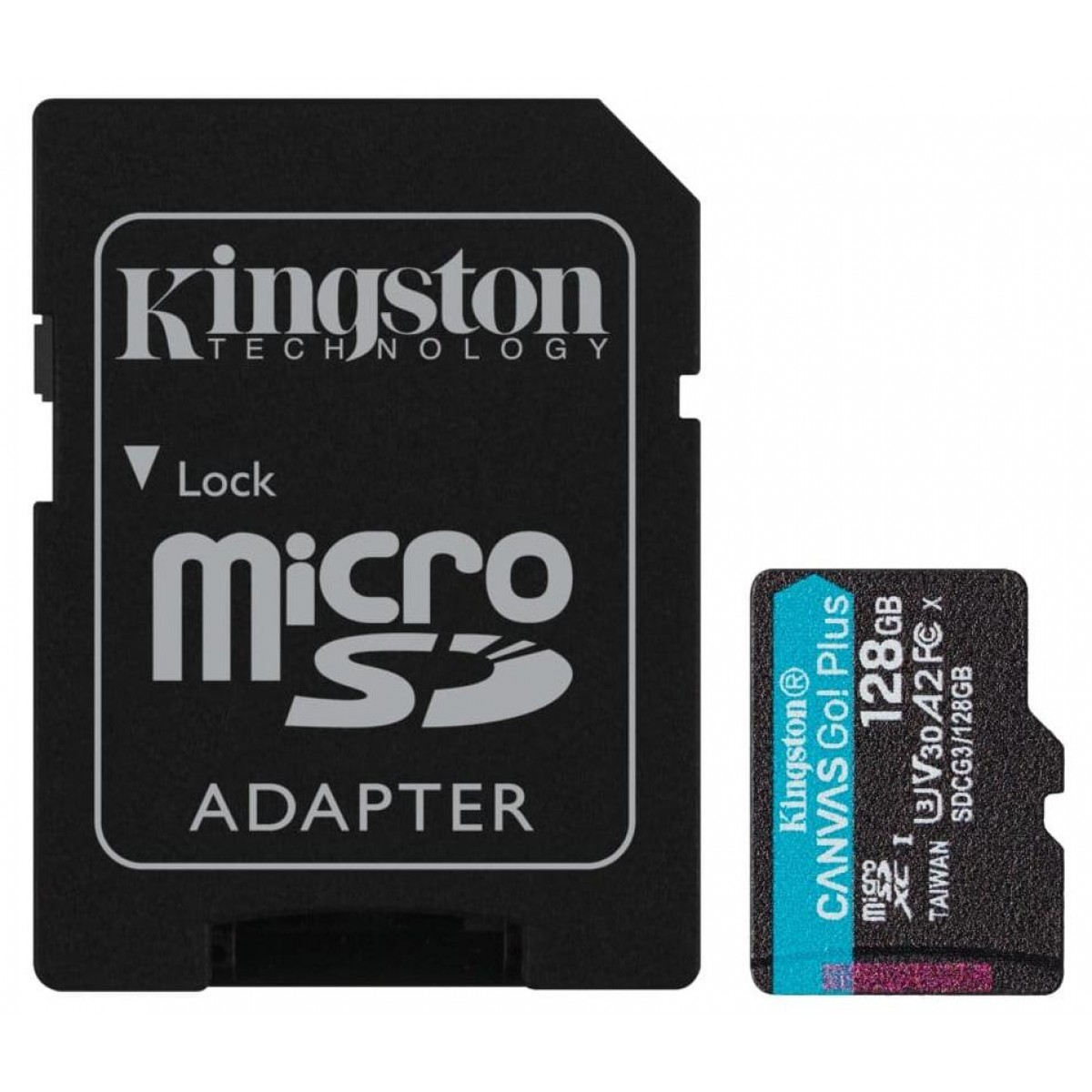 Карта флэш памяти SDCG3/128GB 128GB micro SDXC Canvas Go Plus, Kingston;