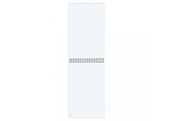 Блокнот А4 (200х290 мм) 80 л., гребень, картон, жесткая подложка, клетка, ОФИСМАГ, темно-синий,