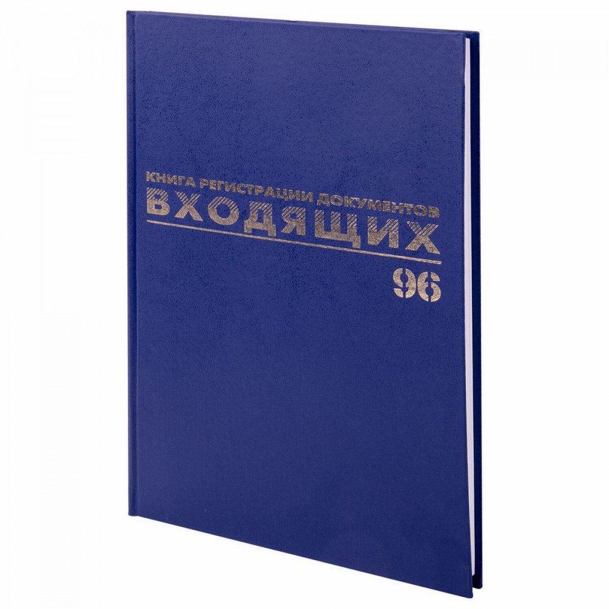 Журнал регистрации входящих документов, 96 л., бумвинил, блок офсет, А4 (200х290 мм),