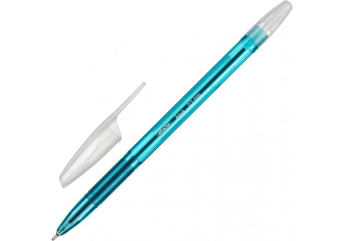 Ручка шариковая неавтомат. Attache Aqua, маслян, синий стержень,толщина линии 0.5 мм