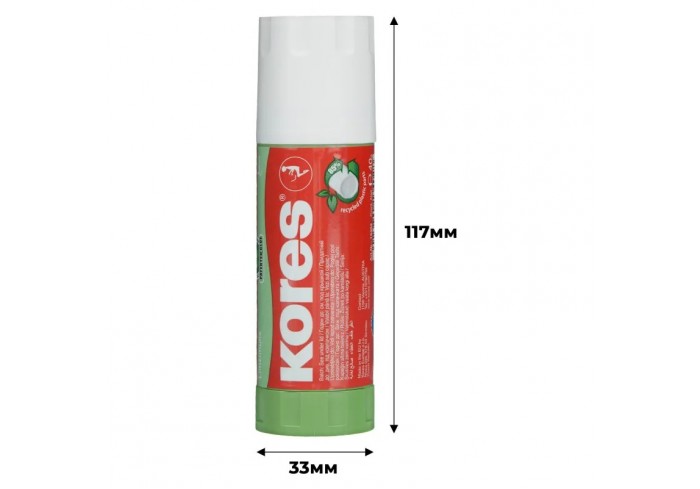 Клей-карандаш 40г KORES Glue-eco, Чехия