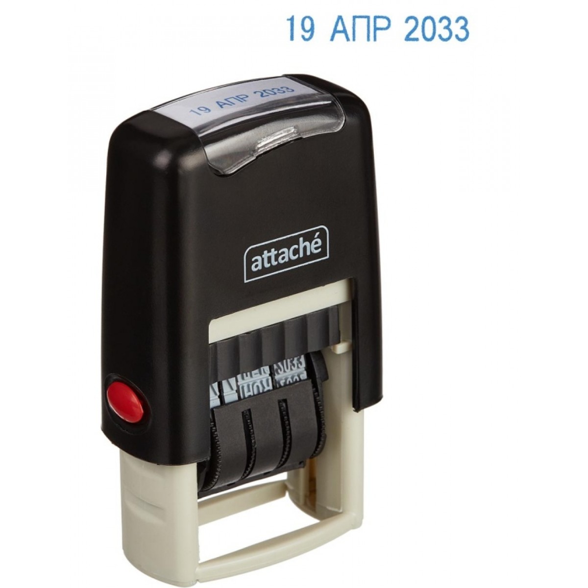 Датер автоматический мини Attache 3 мм месяц буквами 7810