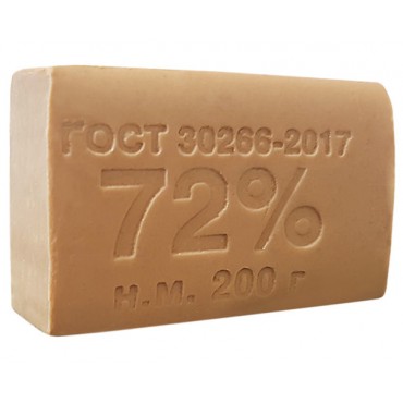 Мыло хозяйственное 72% ММЗ, без обертки, 200г