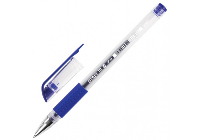 Ручка гелевая с грипом STAFF 