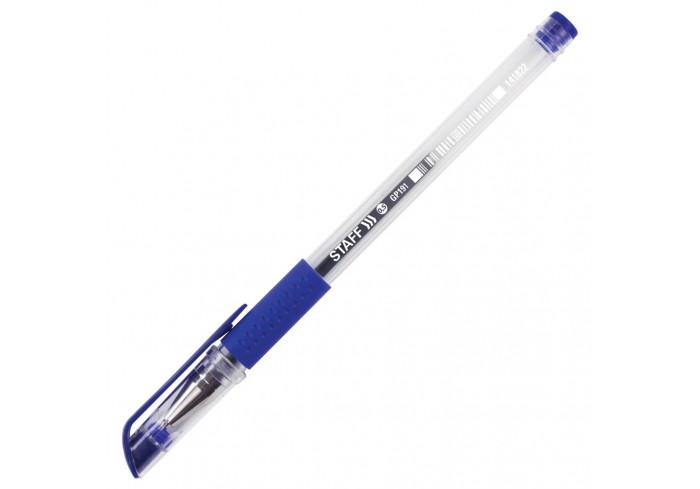 Ручка гелевая с грипом STAFF 