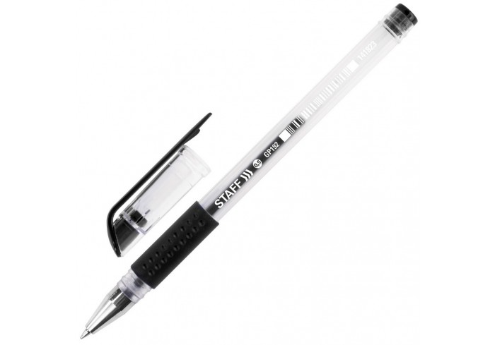 Ручка гелевая с грипом STAFF 