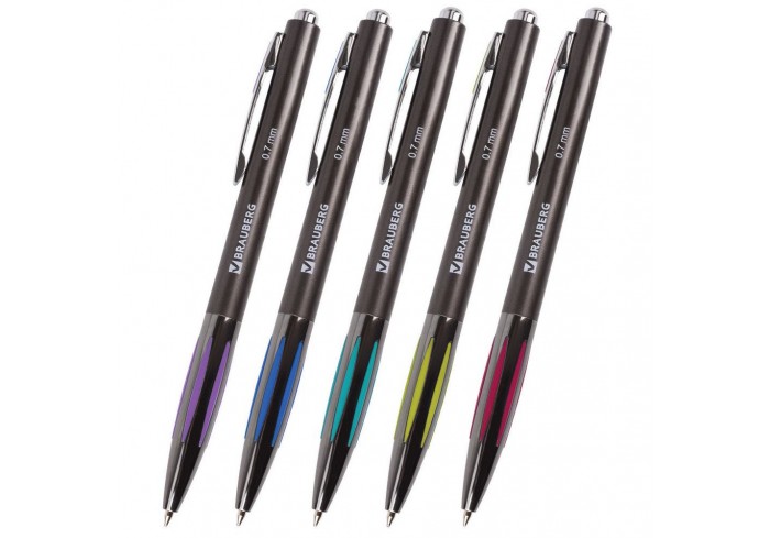 Ручка шариковая автоматическая BRAUBERG 