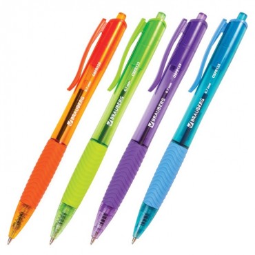 Авторучка шарик. масляная игольч. с грипом BRAUBERG 