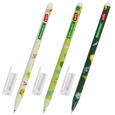 Ручка стираемая гелевая BRAUBERG KIDS 