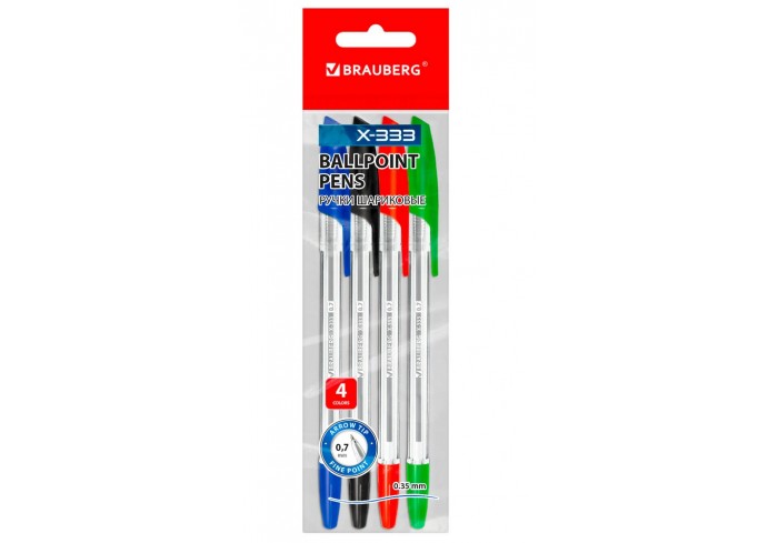 Ручки шариковые BRAUBERG 